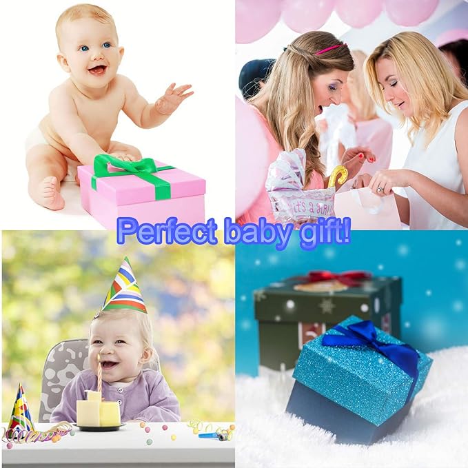 Wrist Rattles Foot Finder Rattle Toy for 0-4 Months Baby, Feet Leg Ankle Socks Arm Hand Bracelet Shaker for 4-8 Months Infant boy & Girl, Gift Set for 0-1 Years Newborn Babies (5 pcs-A)