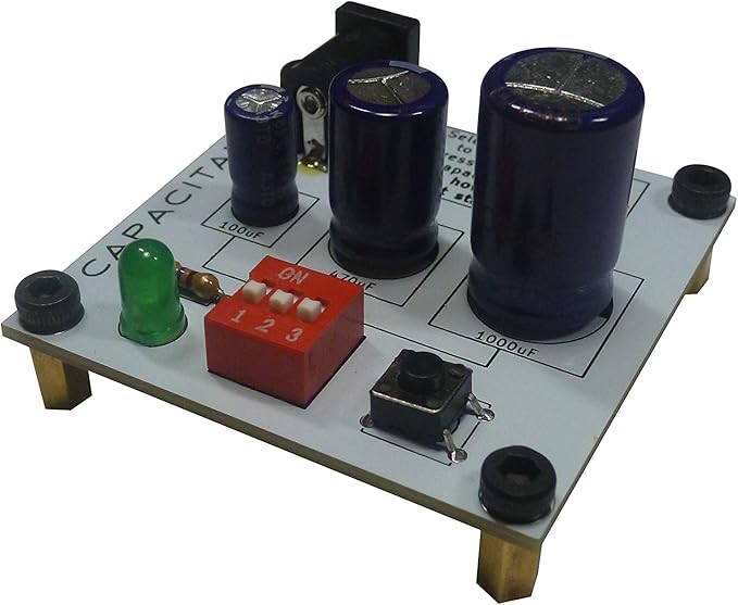 Learn to Solder | Electronics Learning Board: Capacitance | Practice Soldering & Learn Electronics