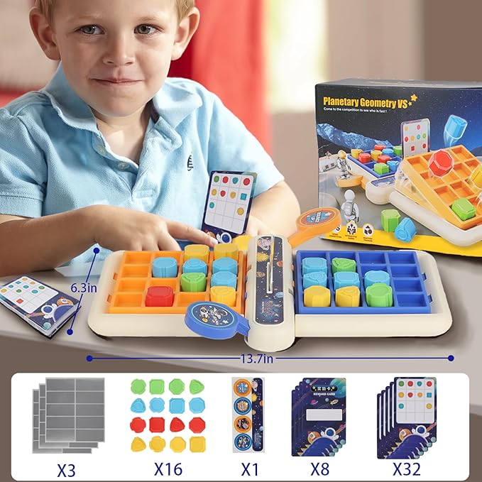 Board Games for Kids,Games Puzzle Board Matching Game,Shape Toy Puzzle Game,Educational Toys for Children Over 3 Years Old