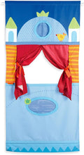 HABA Doorway Puppet Theater - Space Saver with Adjustable Rod: Ideal for Pretend Play, Hand Puppets, Educational Kids Activities, & Toys for Toddlers