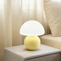 Aesthetic Room Decoration, Bedroom nightstand lamp, Yellow Mushroom Table lamp, Small lamp, Warm Light ambiance, Special lamp for Bedtime Reading/Nighttime Navigation