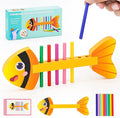 Montessori Wooden Color Sorting Toys for 3+ Year Old, Sensory Matching Game, Preschool Learning Activities Educational, Fine Motor Skill Development Toy Gift for Boys and Girls