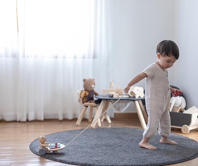 PlanToys Pull-Along Musical Bear (5271)