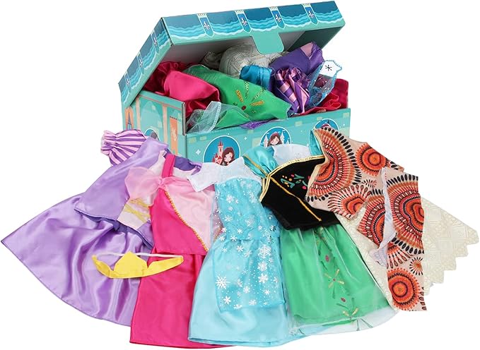 VGOFUN Princess Dresses for Girls - Dress up Clothes Pretend Play for Toddler Girl Christmas Birthday Gift for 3-6 Years