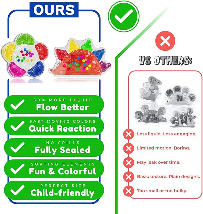 Color Sorting Toy Perfect for Fine Motor Skills Toys for 3 4 5 Years Old Toddler Montessori Travel Toys Sensory Toy for Toddler Preschool Gift for Calm Down Color