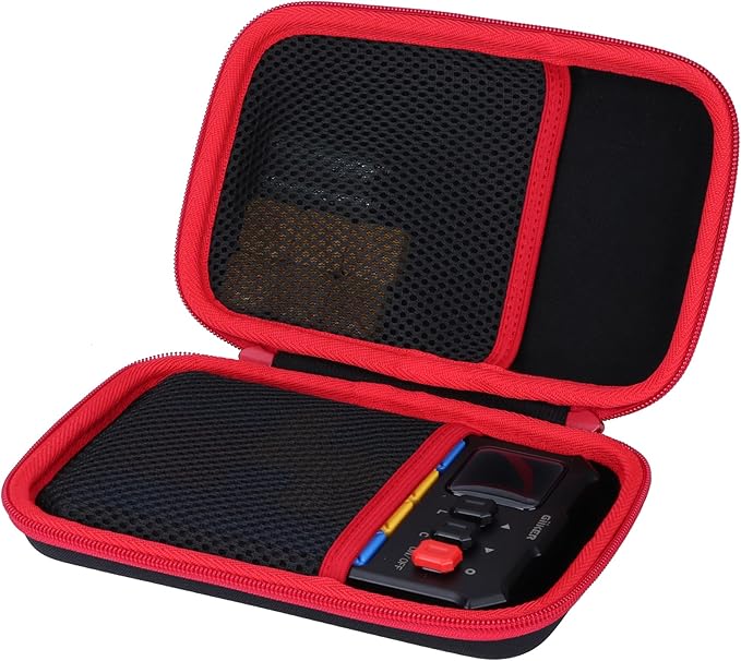 Storage Case Compatible with GiiKER Super Slide Puzzle Original 500+ Challenges Brain Teaser Puzzle (Black + Red Case)