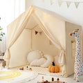 Kids Play Tent with Padded Mat, Large Kids Tent Indoor Play Cottage, Play House Playhouse Castle for Girls Boys