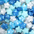 Ball Pit Balls Pack of 100 200 500 - Star and Round Set BPA Free Phthalate Free Non-Toxic Crush Proof Play Balls Soft Plastic Balls for Toddlers Baby Kids Birthday Pool Tent Party