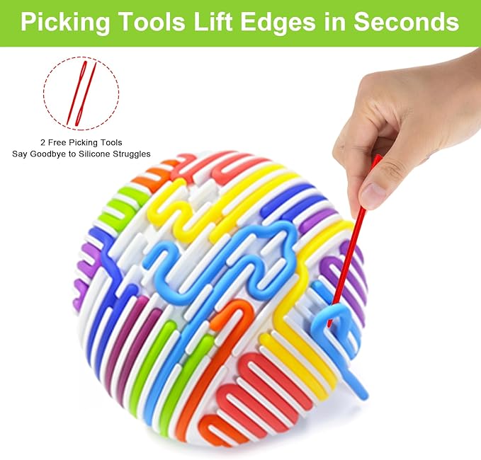 Sensory Toys for Kids with Autism,3D Sensory Ball,Sensory Fidget Toy for Anxiety Relief,Autism Sensory Toys for ADHD, Anxiety, Enhances Concentration and Fine Motor Skills(TB001)