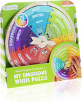 Open The Joy - My Emotions Wheel: Emotional Intelligence, Mindfulness, and Learning Toy for Kids Ages 3 and Up
