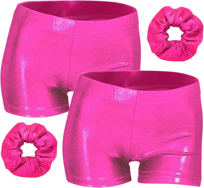 Aosva Little Big Girls' Sparkle Dance Tumbling Athletic Gymnastics Short 2-14Years