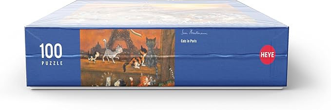 MyPuzzle Cats in Paris - Sven Hartmann - Premium 100 Piece Jigsaw Puzzle for Adults