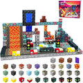 Magnetic Building Blocks Set, 150 Pieces STEM Learning Toy with Lava Adventure Theme, Construction Kit for Ages 3-12 Years