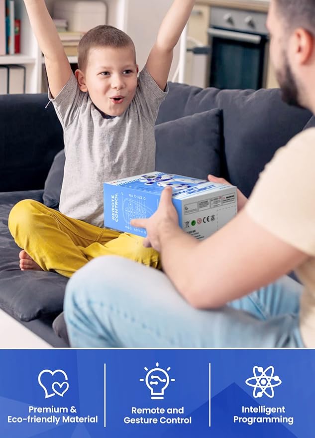 Robot Toys for Kids,Programmable Remote Control Smart Walking Dancing Robot Toy with Gesture & Sensing for Age 4 5 6 7 8 9 10 Year Old Boys for Birthday Present,Green
