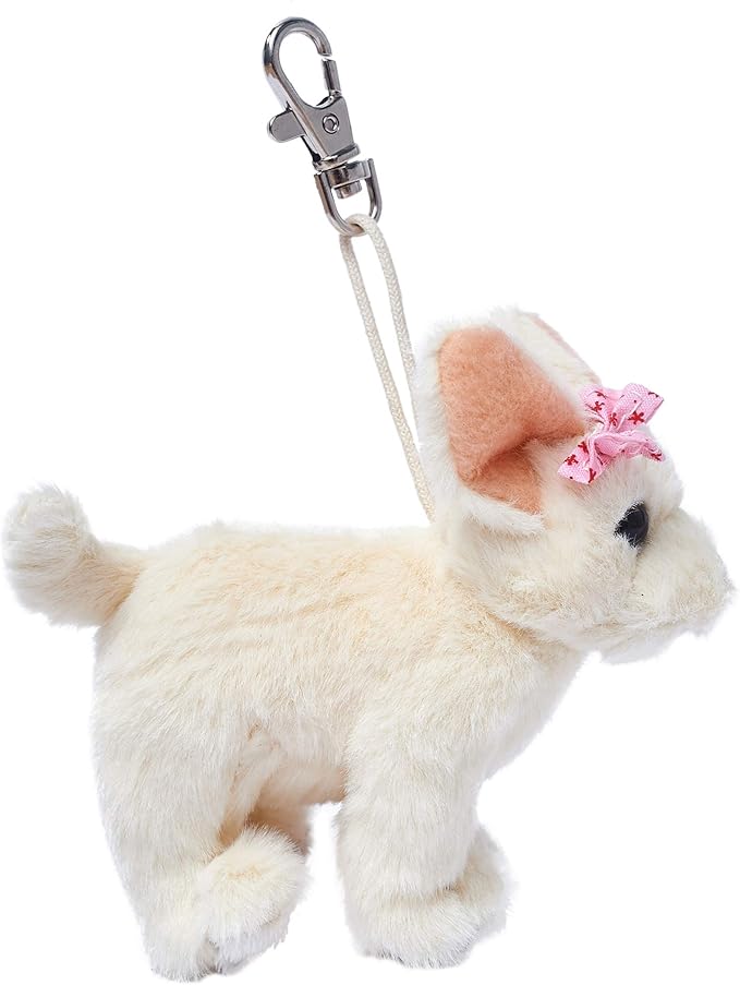 DILLY DUDU Puppy Dog Stuffed Animal Chihuahua Plush keychain Toy 4-Inch