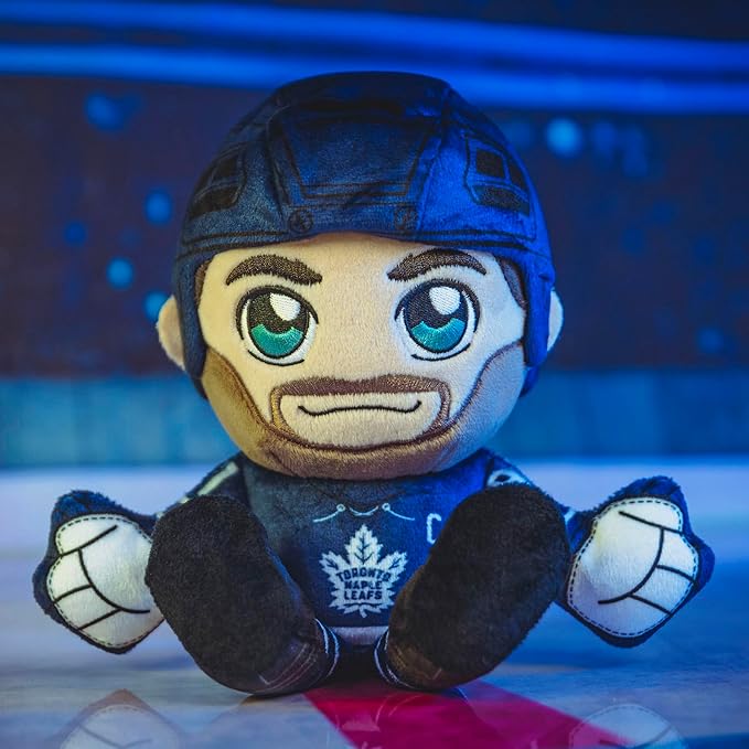 Bleacher Creatures Toronto Maple Leafs Jonathan Tavares 8" NHL Kuricha Sitting Plush - Soft Chibi Inspired NHL Superstar