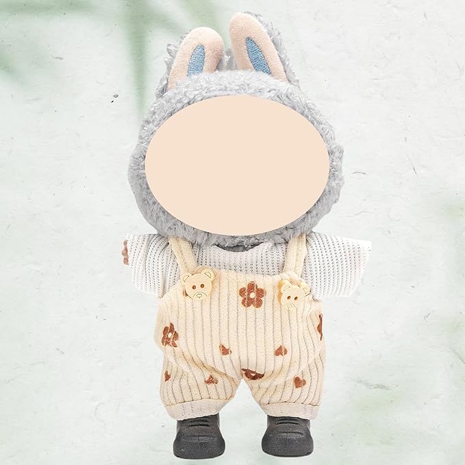 4 Pack—17cm Doll Clothes,Premium Doll Outfit with Accessories,Doll Princess Skirt,Cute Clothes Outfit for 17cm Dolls,End Dolls Fashion Clothing Set(No Dolls and Shoes) (Set 10)