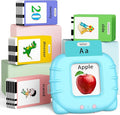 Educational Toys Talking-Flash-Cards, Christmas Birthday Gifts for Boys 1 2 3 4 5 6 Year Old, Learning Toys with 252 Sight Words, Montessori Pocket Speech for Toddlers Ages 1-6, Blue