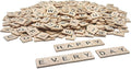 1000 Pieces Letters for Crafts, Wood Tiles, DIY Wood Gift Decoration, Making Alphabet Coasters and Crossword Game