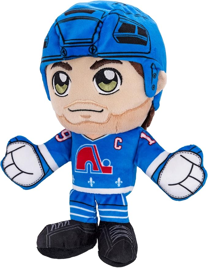 Bleacher Creatures Quebec Nordiques Joe Sakic 8" NHL Kuricha Sitting Plush - Soft Chibi Inspired NHL Superstar