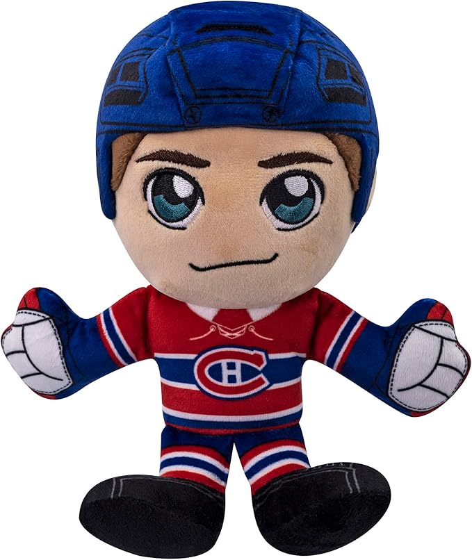 Bleacher Creatures Montreal Canadiens Cole Caufield 8" Kuricha Plush - Soft Chibi Inspired NHL Superstar