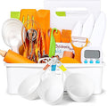 Kids Cooking Sets Real, Kids Cooking and Baking Gift Set with Storage Case Timer Kid Safe Knives Cutting Board, Toddler Real Kitchen Accessories, Birthday Gifts for Girls Boys Age 4 - 8