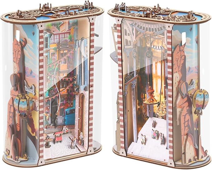 Scenery in Istanbul DIY Book Nook Kit for Adults, Booknook Miniature Dollhouse Kit, DIY Book Nooks Shelf Insert, Tiny House & Dollhouse Building Kit