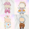4 Pack—17cm Doll Clothes,Premium Doll Outfit with Accessories,Doll Princess Skirt,Cute Clothes Outfit for 17cm Dolls,End Dolls Fashion Clothing Set(No Dolls and Shoes) (Set 7)