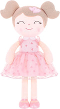 Gloveleya Baby Doll Valentines Day Gifts I Love You Gifts Soft Toy Plush Dolls Pink Flocking Heart Girl 16 Inches