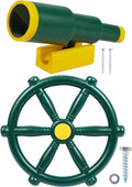 RedSwing Playground Accessories for Kids, Play Set Attachments with Pirate Ship Wheel and Telescope for Outdoor Backyard, Swing Set Replacement for Treehouse, Easy to Set Up
