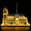 LED Light Kit for Lego 21061 Notre Dame Cathedral Set, Compatible with Lego 21061 Building Blocks Model(Not Include Blocks Set)