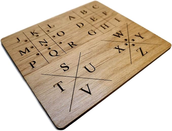 Pigpen Grid Key Panel for Escape Rooms