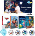 Moonlite Storytime Mini Projector with 4 Pixar Stories, A Magical Way to Read Together, Digital Storybooks, Fun Sound Effects - Toy Story, Cars, Incredibles, Monsters Inc - Gifts for Kids Age 1 and Up