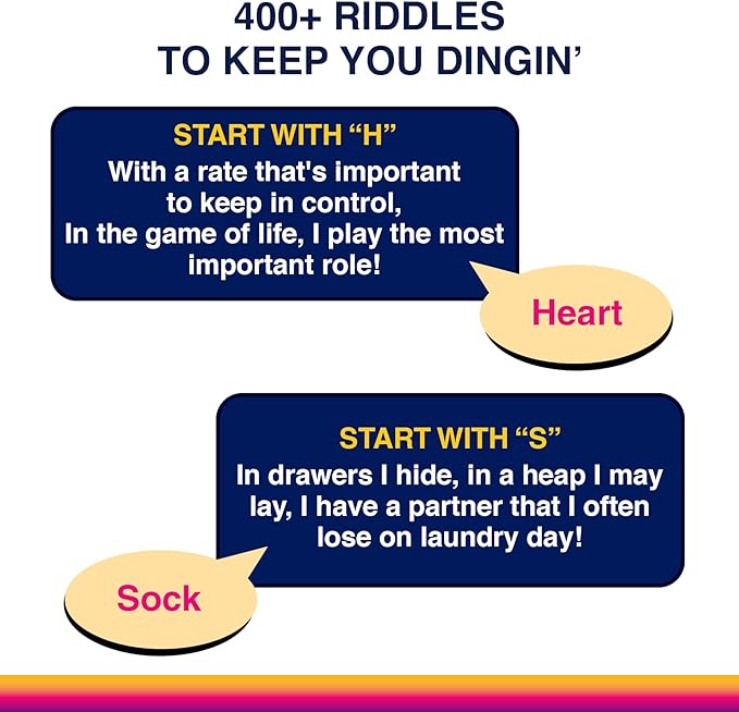 Dare to Ding - Game of Riddles & Reflexes, Fast-paced Card Game, Test Your Wits, Family-Friendly Game for Teens, Families & Adults, Gifts for Ages 10, 11, 12 and Up, 3-8 Players