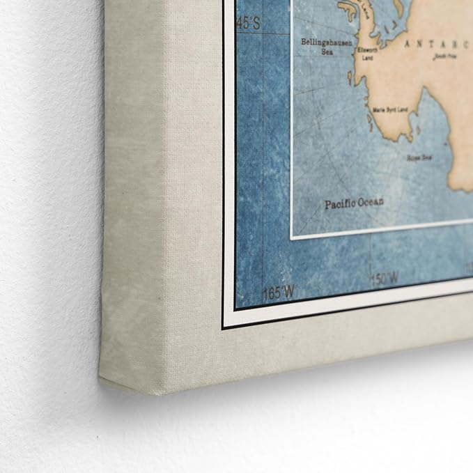 Canvas World Map with Cork Pin Board - English Lettering - Decorative Wall Decoration for All Rooms - Canvas Pictures with World Map Motif (150x100 cm, Pattern 15)