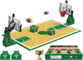 Building Blocks - Basketball Court Baseplates and Sets of 2 Basketball Hoop Basketball Goal Building Bricks for Basketball Game - Compatible with Major Brands (Basketball Playset/Green)