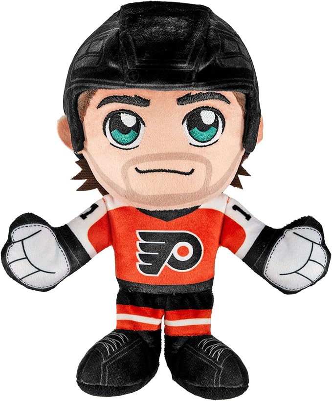 Bleacher Creatures Philadelphia Flyers Travis Konecny 8" NHL Kuricha Sitting Plush - Soft Chibi Inspired NHL Superstar
