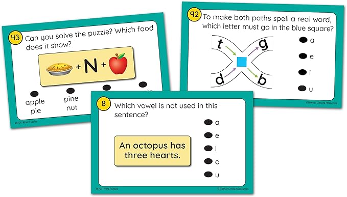 Teacher Created Resources Power Pen Play: Word Puzzles Grades 1-2 (TCR6724)