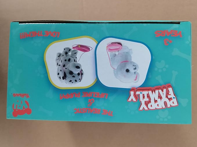 YH YUHUNG Interactive Dalmatian Walking Dog Toy with Leash Remote Dog Toy for Kids, Plush Puppy That Walks, Barks & Wags, Electrnoic Pets Soft Interactive Stuffed Animal, Battery Powered Puppy, 3+