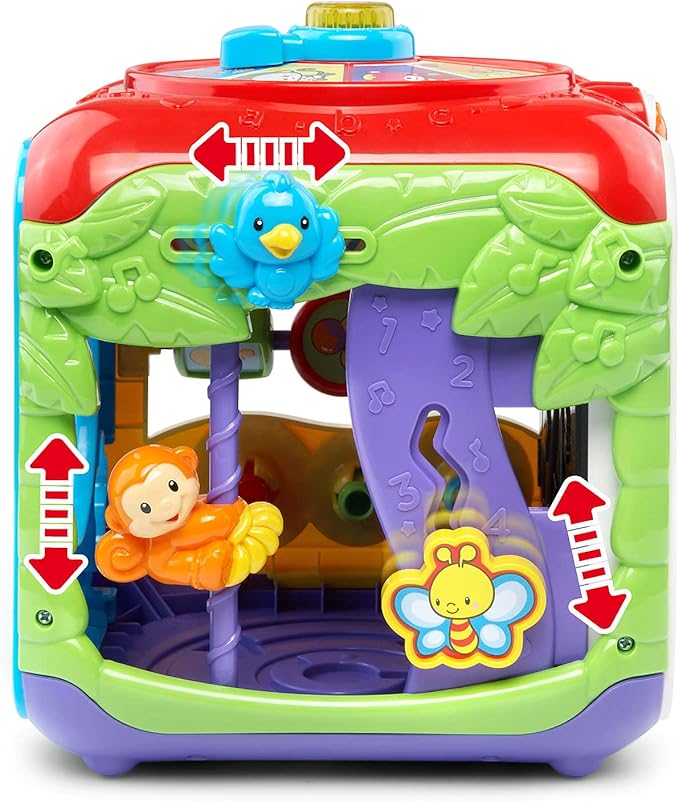 VTech Sort and Discover Activity Cube (Frustration Free Packaging), Red
