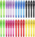 SCStyle Invisible Ink Pen 28Pcs with UV Light Magic Marker for Secret Messages, Writing Information for Birthdays, Easter, Halloween, Christmas Gifts for Students