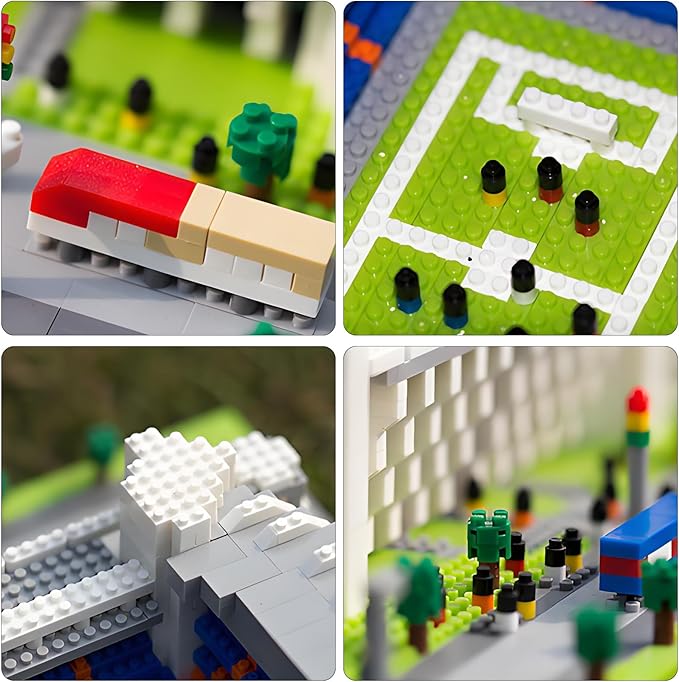 Soccer Stadium Micro Mini Building Blocks Sets Soccer Stadium Model Toys for Adults and Kids 3500+PCS