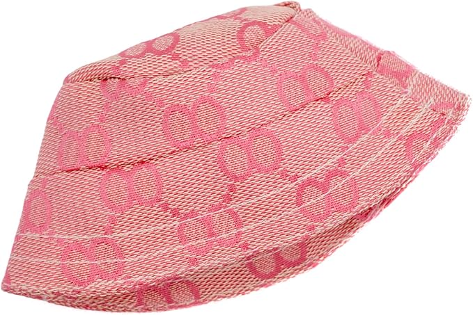 Clothes Compatible with Labubu 17cm, Premium Handmade Dolls Accessories with Chic Grid Hat & Rompers & Bag 3 Piece Set, High-End Fashion Outfit for Play & Display, No Doll - Pink
