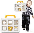 Baby Busy Board Cube, Toys for Boy Girl, Montessori Travel Toys for Toddlers, Learning Fine Motor Skills| Birthday Gifts for Infant Boys Girls