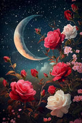 Beautiful Flower Moon 500 Piece Adult Wooden Puzzle - Achieve a Sense of Accomplishment, Unique Room Decoration & Collectible, Perfect for Relaxation & Creativity
