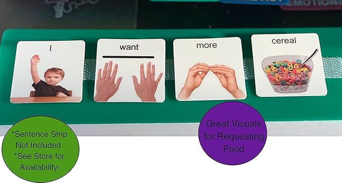 Smile4Autism Loose Visual Picture Cards, Receptive and Expressive Language, Speech Articulation Therapy, ASD, ADD, ADHD, Apraxia, & Stroke Patients