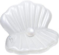 Zcaukya Inflatable Seashell Pool Float, Giant Clam Air-Filled Toys with Pearl Ball for Kids Birthday Party Swimming Pool Summer Beach Party Mermaid Ocean Theme Party Decor