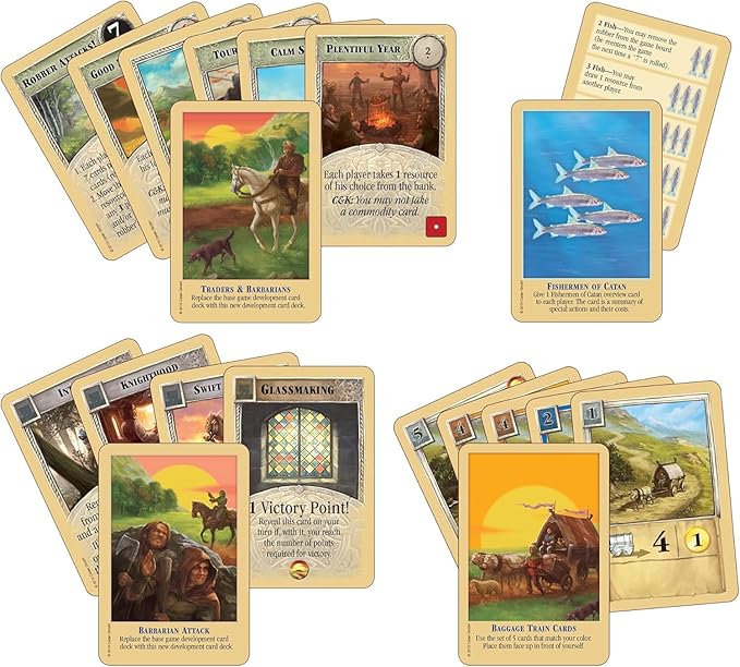 CATAN Traders & Barbarians Board Game Expansion - Customize Your Asmodee CATAN Experience, Strategy Game, Family Game for Kids and Adults, Ages 12+, 3-4 Players, 90 Minute Playtime
