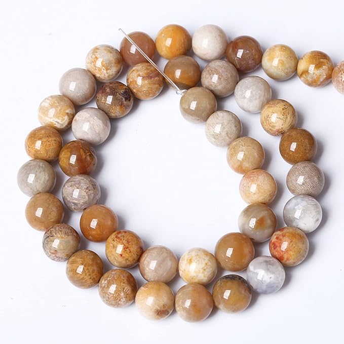 160PCS 4MM Natural Stone Coral Jade Chrysanthemum Beads for Jewelry Making DIY Bracelet