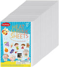 Auihiay 36 Pieces Shrink Plastic Sheets, Shrink Films Papers, Shrinky Art for Creative Handicrafts, Halloween and Christmas Ornaments 6 x 4 inch / 15 x 10 cm